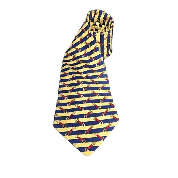 Tommy Hilfiger Vintage Silk Long Necktie - Picture 1 of 7